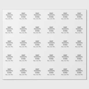 Bets Opa je Großvater gibt einfachen Namen Geschenkpapier