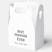 Bets Opa je Großvater gibt einfachen Namen Geschenkschachtel (Geöffnet)