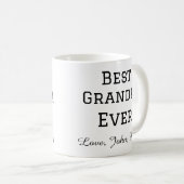Bets Opa je Großvater gibt einfachen Namen Kaffeetasse (VorderseiteRechts)