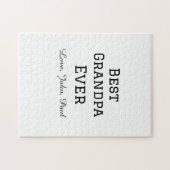 Bets Opa je Großvater gibt einfachen Namen Puzzle (Horizontal)