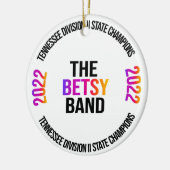 Betsy Band Staat Championship Ornament (Links)