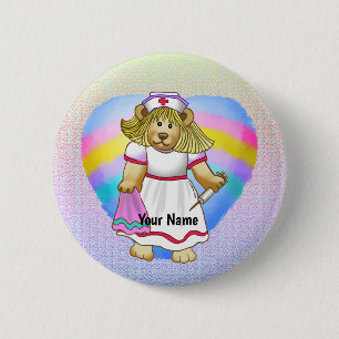 Betsy Bear Krankenschwester Button