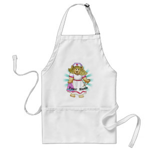 Betsy Bear Nurse custom name Apron Schürze