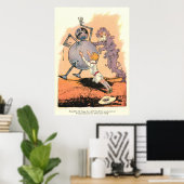 Betsy Bobbin, der Shaggy Man und Tik-Tok Poster (Heimbüro)