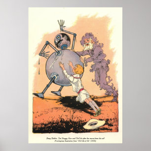 Betsy Bobbin, der Shaggy Man und Tik-Tok Poster