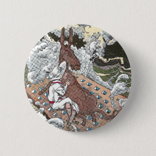 Betsy Braves die Wogen Button (Vorderseite)