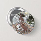 Betsy Braves die Wogen Button (Vorne & Hinten)