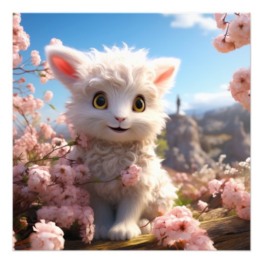 Betsy - Die kuschelige Babyziege Fotodruck (Vorne)