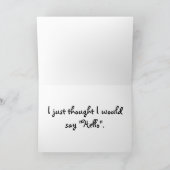 Betsy, Hallo Karte (Innenseite)