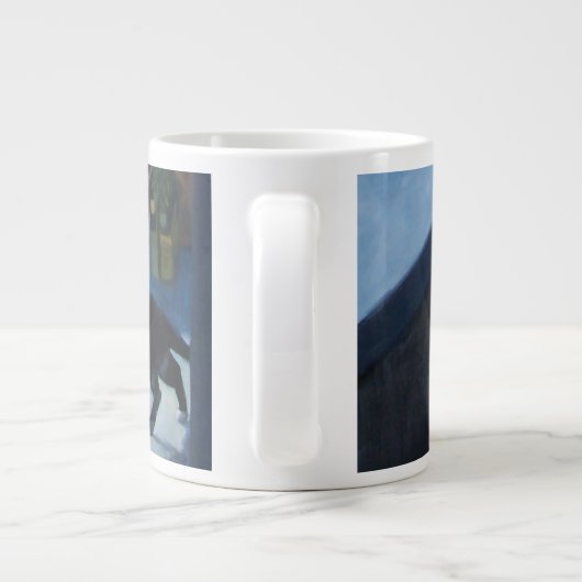 Betsy Katze in der Kegel-Tasse Jumbo-Tasse (Rückseite)