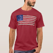 Betsy-Rose zum Shirt amerikanische Flagge 1776 (Vorderseite)
