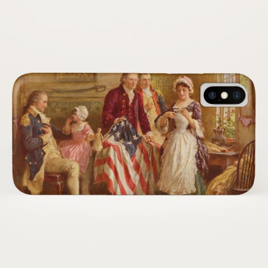 Betsy Ross, 1777 (American History) (USA Patriot) Case-Mate iPhone Hülle (Rückseite (Horizontal))