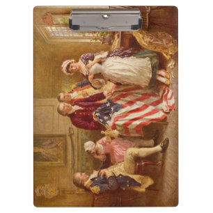 Betsy Ross, 1777 (American History) (USA Patriot) Klemmbrett