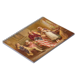 Betsy Ross, 1777 (American History) (USA Patriot) Notizblock