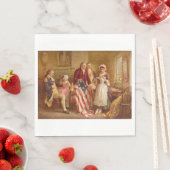 Betsy Ross, 1777 (American History) (USA Patriot) Serviette (Beispiel)