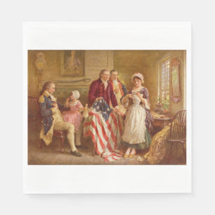 Betsy Ross, 1777 (American History) (USA Patriot) Serviette