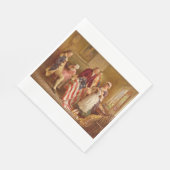 Betsy Ross, 1777 (American History) (USA Patriot) Serviette (Ecke)