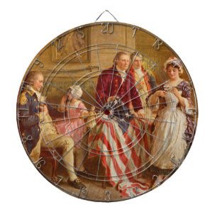 Betsy Ross, 1777 (Amerikanische Geschichte) (USA P Dartscheibe