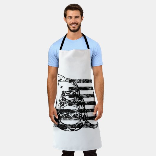 Betsy Ross American Flag and Snake Schürze (Getragen)