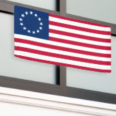 Betsy Ross American Flag Banner (Äußeres Gebäude)