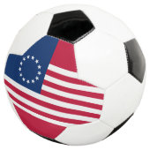 Betsy Ross American Flag Fußball (Dreiviertel)