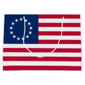 Betsy Ross American Flag Große Geschenktüte (Vorderseite)