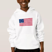 Betsy Ross American Flag Hoodie (Vorderseite)
