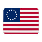 Betsy Ross American Flag Magnet (Horizontal)