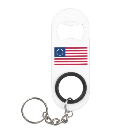 Betsy Ross American Flag Mini Flaschenöffner (Vorderseite)