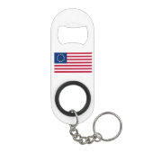 Betsy Ross American Flag Mini Flaschenöffner (Rückseite)