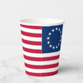 Betsy Ross American Flag Pappbecher (Rechts)