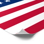 Betsy Ross American Flag Poster (Ecke)