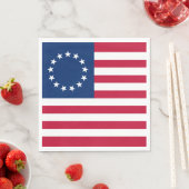 Betsy Ross American Flag Serviette (Beispiel)