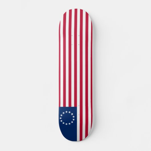 Betsy Ross American Flag Skateboard (Vorderseite)