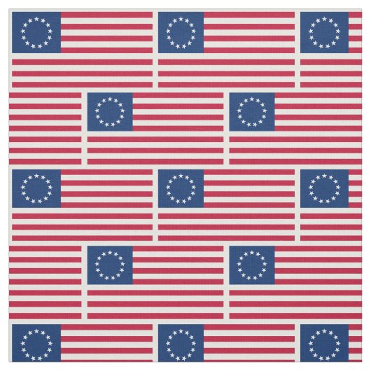 Betsy Ross American Flag Stoff (Muster)