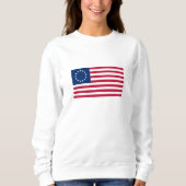 Betsy Ross American Flag Sweatshirt (Vorderseite)