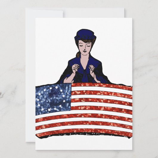 Betsy-ross-amerikanische Flagge (Vorderseite)