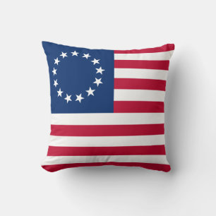Betsy Ross Amerikanische Flagge Kissen