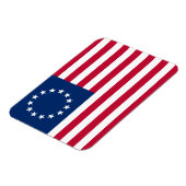 Betsy Ross Amerikanische Flagge Magnet (Linke Seite)