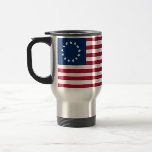 Betsy Ross Amerikanische Flagge Reisebecher