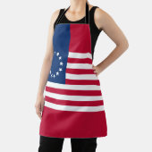 Betsy Ross Amerikanische Flagge Schürze (InSitu)