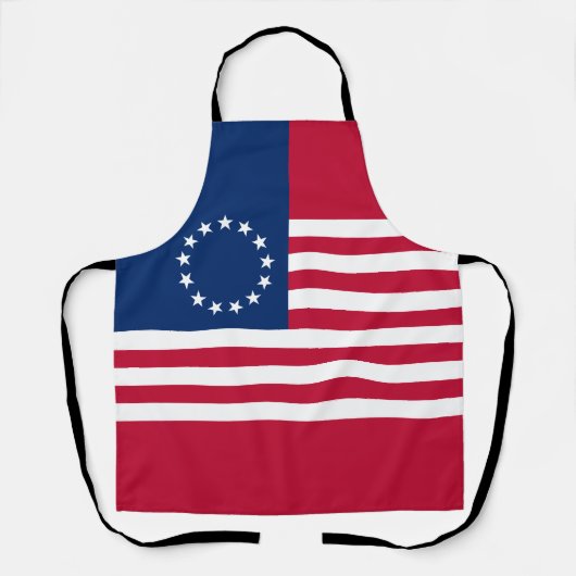 Betsy Ross Amerikanische Flagge Schürze (Vorderseite)