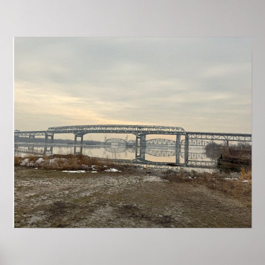 Betsy Ross Bridge Foto Poster (Vorne)