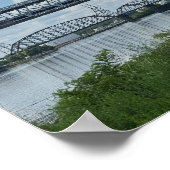 Betsy Ross Bridge Philadelphia Poster (Ecke)