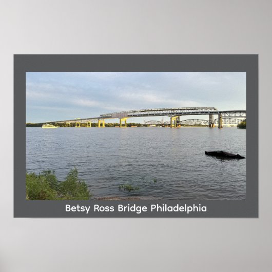 Betsy Ross Bridge Philadelphia Poster (Vorne)