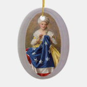 Betsy Ross, c1908, G. Liebscher Keramikornament (Vorne)