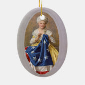 Betsy Ross, c1908, G. Liebscher Keramikornament (Hinten)