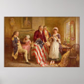 Betsy Ross Canvas Print Poster (Vorne)