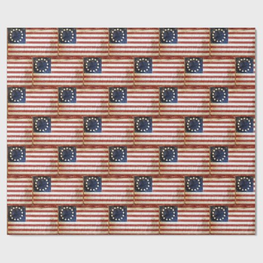 Betsy-Ross-Fahne Geschenkpapier (Flach)