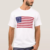 Betsy Ross Flag 13 Star American Flag 1776 T-Shirt (Vorderseite)